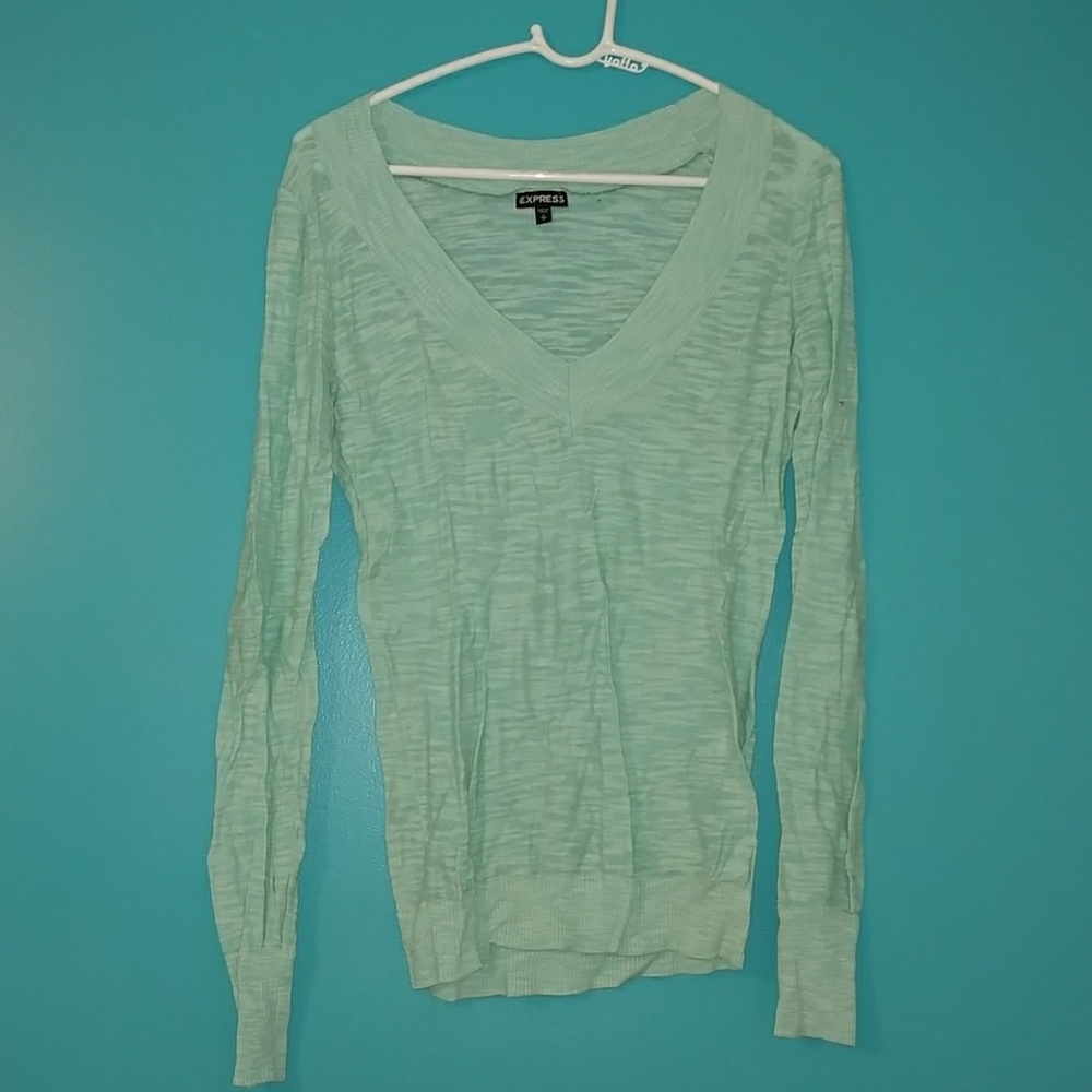 Express sweater -teal